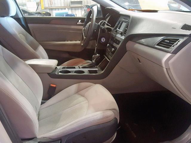 5NPE34AF9FH027295 - 2015 HYUNDAI SONATA SPO SILVER photo 5