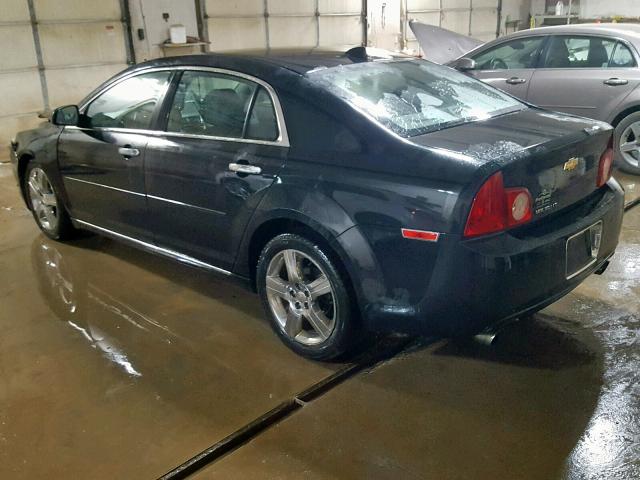 1G1ZF5E72CF195313 - 2012 CHEVROLET MALIBU 3LT შავი ფოტო 3