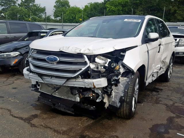 2FMPK3K8XJBC53481 - 2018 FORD EDGE TITAN WHITE photo 2