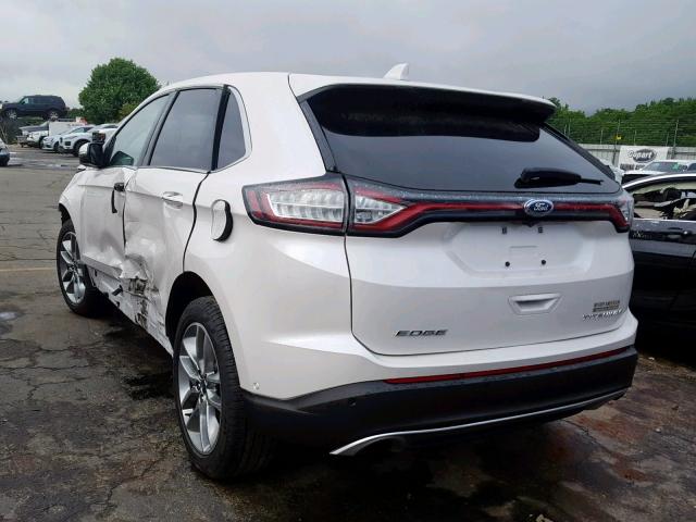 2FMPK3K8XJBC53481 - 2018 FORD EDGE TITAN WHITE photo 3