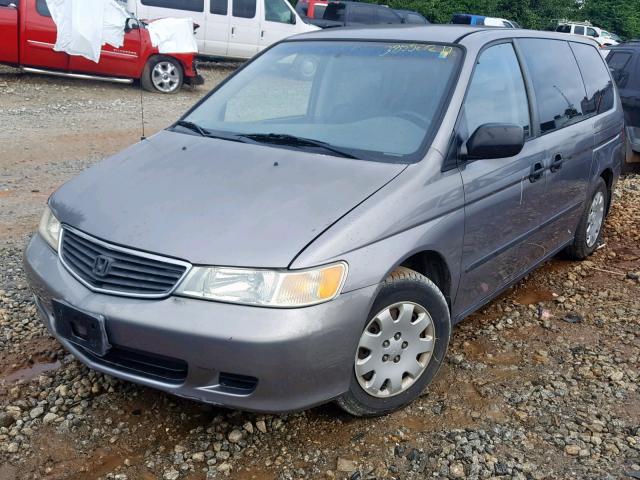 2HKRL1853YH548898 - 2000 HONDA ODYSSEY LX GRAY photo 2