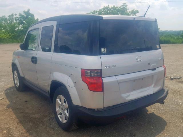 5J6YH28729L002153 - 2009 HONDA ELEMENT EX SILVER photo 3