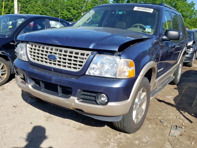 1FMZU74E45UA51510 - 2005 FORD EXPLORER E BLUE photo 2