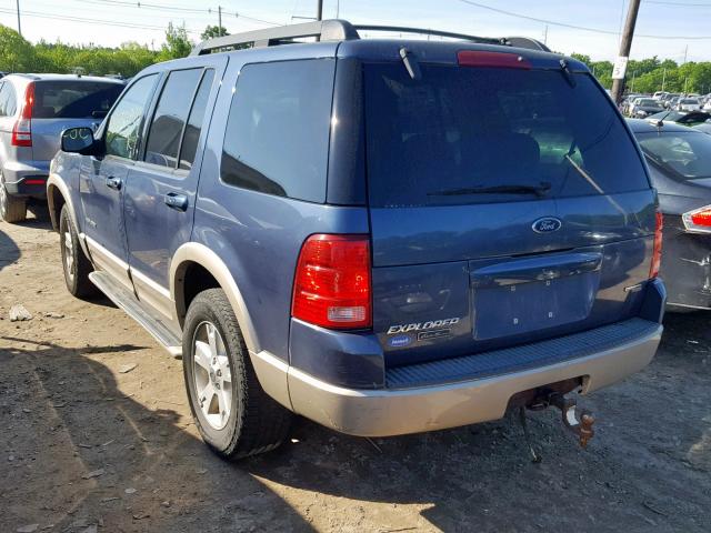 1FMZU74E45UA51510 - 2005 FORD EXPLORER E BLUE photo 3