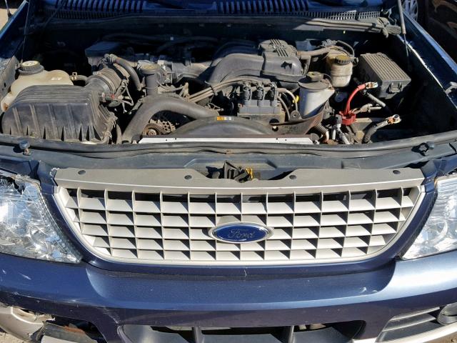 1FMZU74E45UA51510 - 2005 FORD EXPLORER E BLUE photo 7