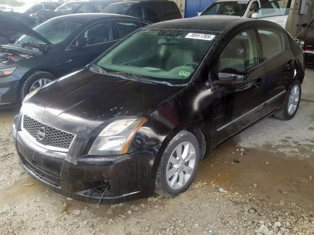 3N1AB6AP0CL746777 - 2012 NISSAN SENTRA 2.0 BLACK photo 2