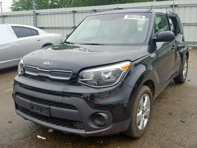 KNDJN2A26K7699680 - 2019 KIA SOUL BLACK photo 2