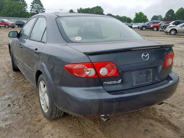 1YVFP80D135M32623 - 2003 MAZDA 6 S BLACK photo 3