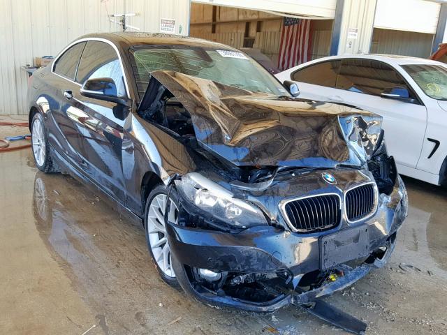 WBA1F5C53EVV98907 - 2014 BMW 228 I BLACK photo 1