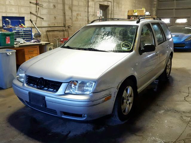 WVWSE61J03W314379 - 2003 VOLKSWAGEN JETTA GLS SILVER photo 2