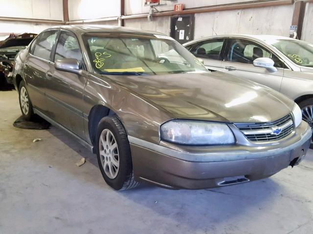 2G1WF52EX39181397 - 2003 CHEVROLET IMPALA BROWN photo 1