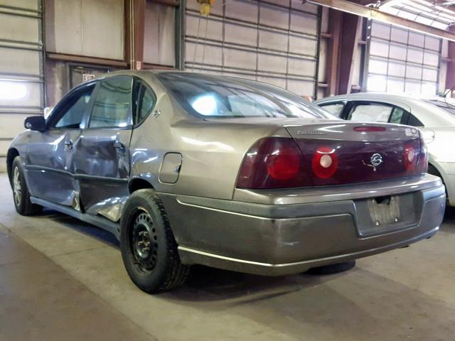 2G1WF52EX39181397 - 2003 CHEVROLET IMPALA BROWN photo 3