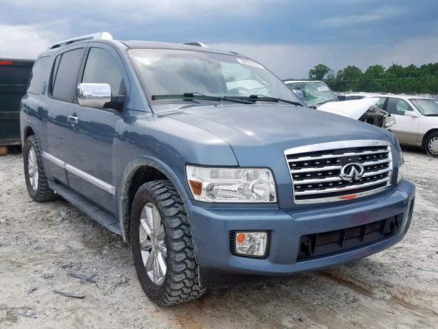 5N3AA08C48N905620 - 2008 INFINITI QX56 BLUE photo 1