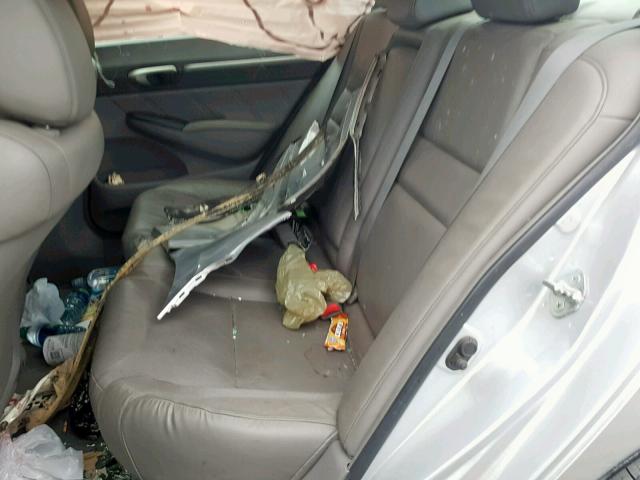 2HGFA16928H513956 - 2008 HONDA CIVIC EXL 银色 照片 6