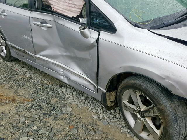 2HGFA16928H513956 - 2008 HONDA CIVIC EXL 银色 照片 9