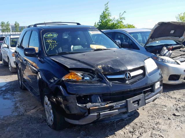 2HNYD18956H001210 - 2006 ACURA MDX TOURIN BLACK photo 1