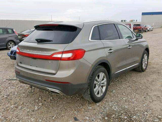 2LMTJ8JRXGBL75005 - 2016 LINCOLN MKX PREMIE TAN photo 4