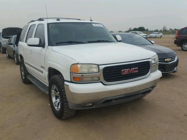 1GKEK13T55R126051 - 2005 GMC YUKON WHITE photo 1