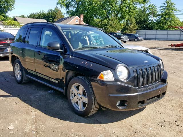 1J8FF47W37D274539 - 2007 JEEP COMPASS BLACK photo 1