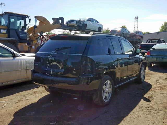 1J8FF47W37D274539 - 2007 JEEP COMPASS BLACK photo 4