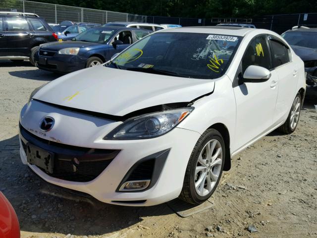 JM1BL1S6XA1169946 - 2010 MAZDA 3 S WHITE photo 2