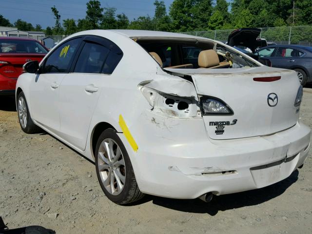 JM1BL1S6XA1169946 - 2010 MAZDA 3 S WHITE photo 3