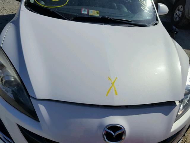 JM1BL1S6XA1169946 - 2010 MAZDA 3 S WHITE photo 7