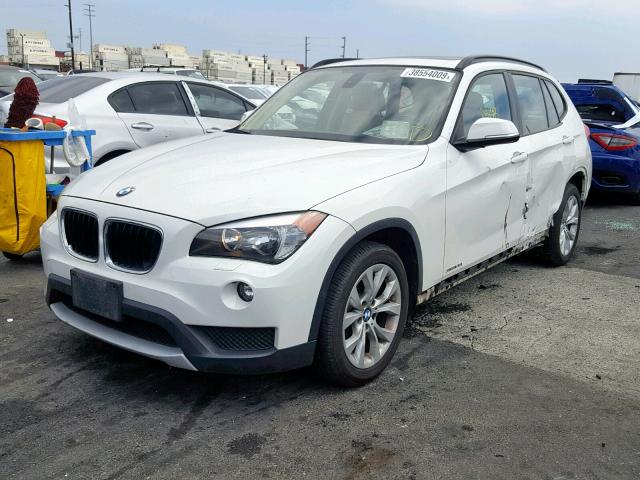 WBAVL1C55EVY16946 - 2014 BMW X1 XDRIVE2 WHITE photo 2