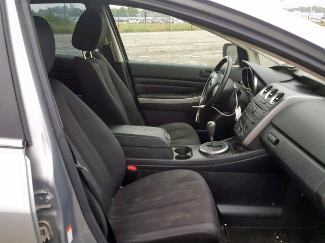 JM3ER2W53A0350063 - 2010 MAZDA CX-7 SILVER photo 5