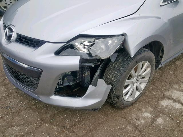 JM3ER2W53A0350063 - 2010 MAZDA CX-7 SILVER photo 9