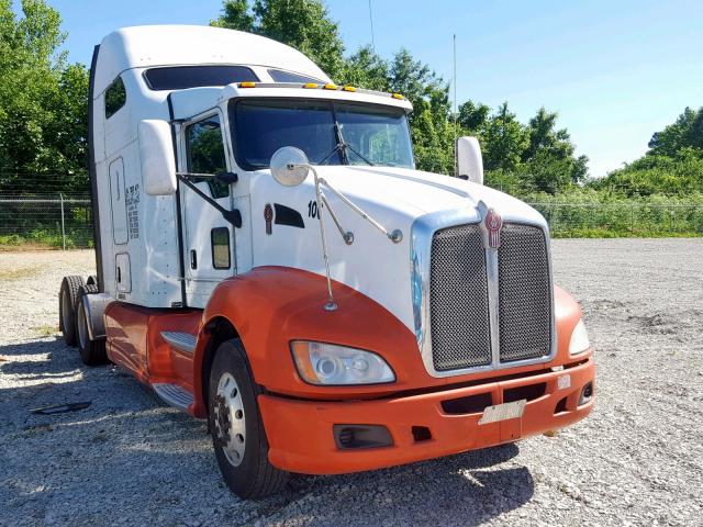 1XKAD49X8BJ292398 - 2011 KENWORTH CONSTRUCTI WHITE photo 1