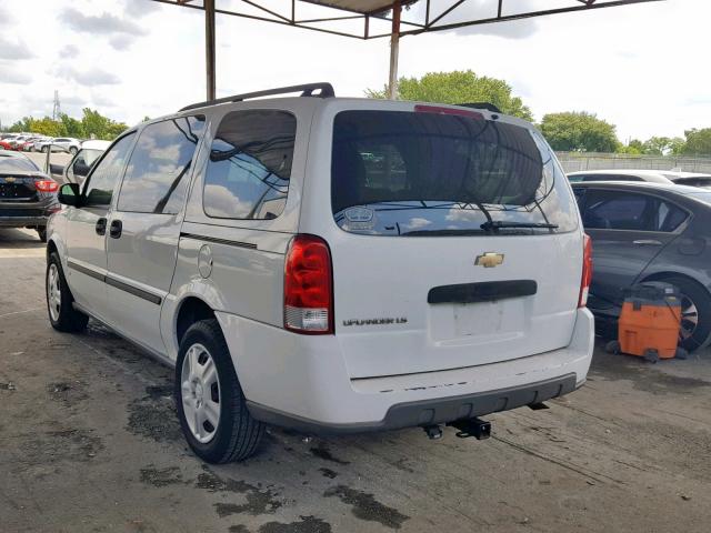 1GNDV23117D115509 - 2007 CHEVROLET UPLANDER L 白色 照片 3