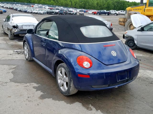 3VWSG31Y16M333143 - 2006 VOLKSWAGEN NEW BEETLE Blau Foto 3