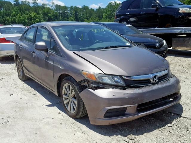 19XFB2F95CE018172 - 2012 HONDA CIVIC EXL 棕色 照片 1