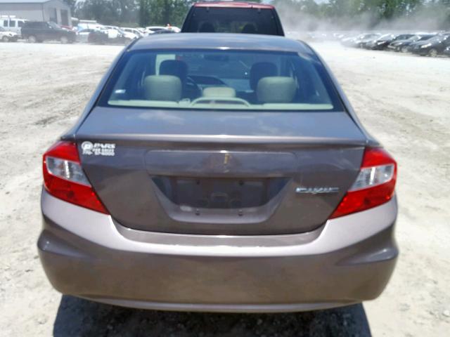 19XFB2F95CE018172 - 2012 HONDA CIVIC EXL 棕色 照片 9