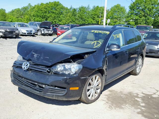 3VWPL7AJ9CM675933 - 2012 VOLKSWAGEN JETTA TDI BLACK photo 2