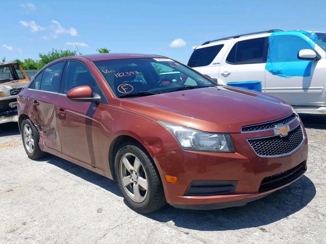 1G1PF5SC9C7182397 - 2012 CHEVROLET CRUZE MAROON photo 1