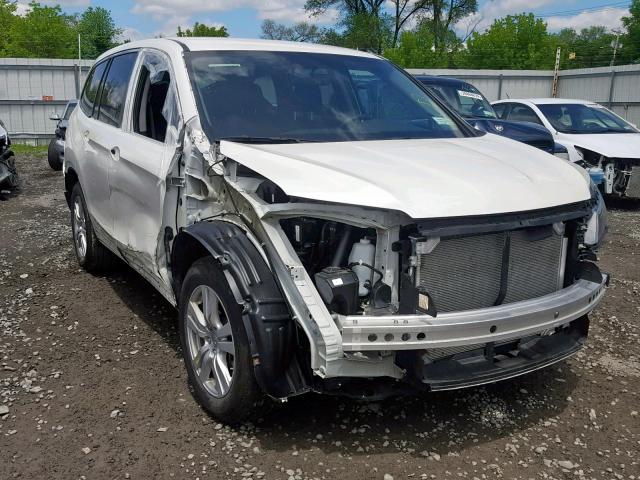 5FNYF6H17JB043061 - 2018 HONDA PILOT LX WHITE photo 1