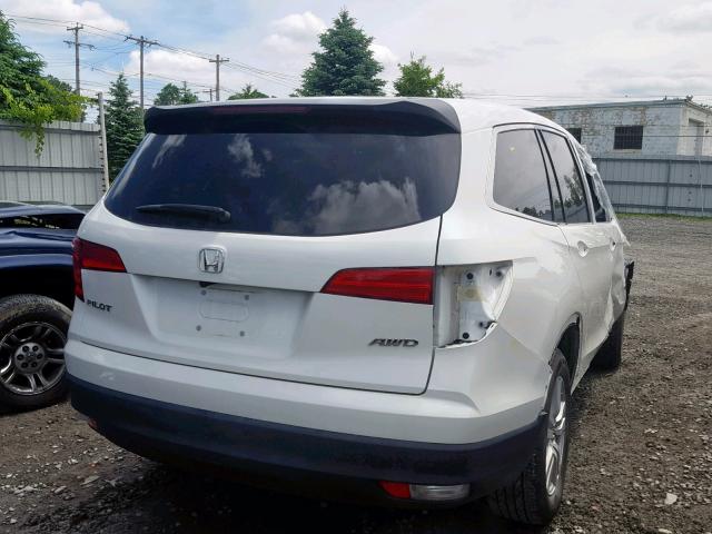 5FNYF6H17JB043061 - 2018 HONDA PILOT LX WHITE photo 4