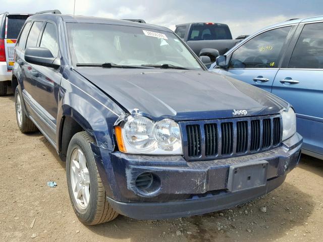 1J4GR48K65C712739 - 2005 JEEP GRAND CHER BLUE photo 1