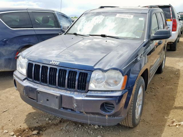 1J4GR48K65C712739 - 2005 JEEP GRAND CHER BLUE photo 2