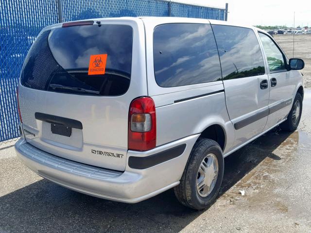 1GNDX03E73D151183 - 2003 CHEVROLET VENTURE SILVER photo 4