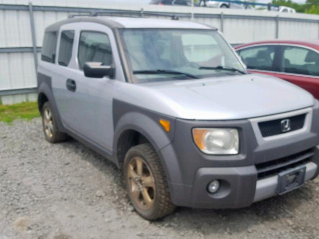 5J6YH27644L016122 - 2004 HONDA ELEMENT EX SILVER photo 1