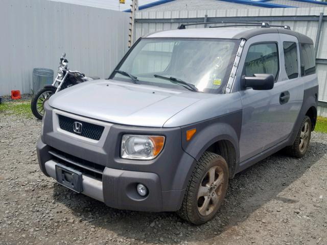 5J6YH27644L016122 - 2004 HONDA ELEMENT EX SILVER photo 2