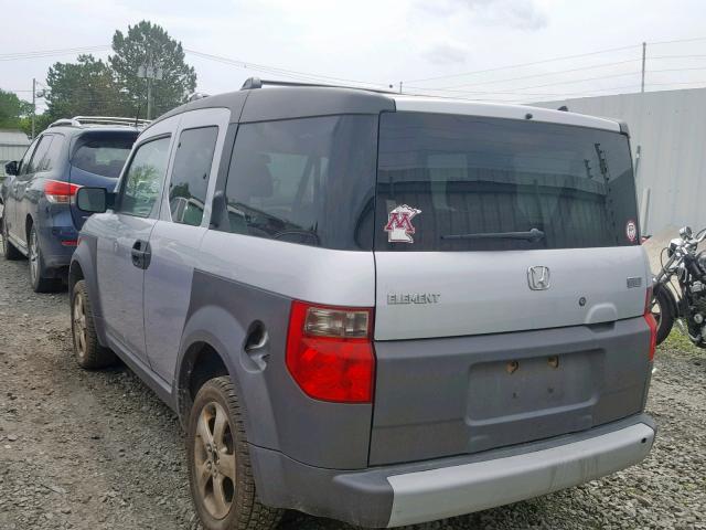 5J6YH27644L016122 - 2004 HONDA ELEMENT EX SILVER photo 3