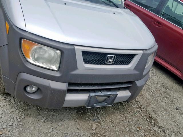 5J6YH27644L016122 - 2004 HONDA ELEMENT EX SILVER photo 7