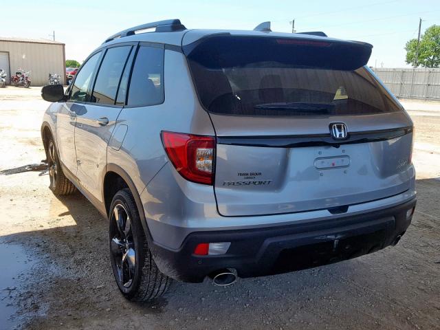 5FNYF8H04KB007204 - 2019 HONDA PASSPORT E 灰色 照片 3