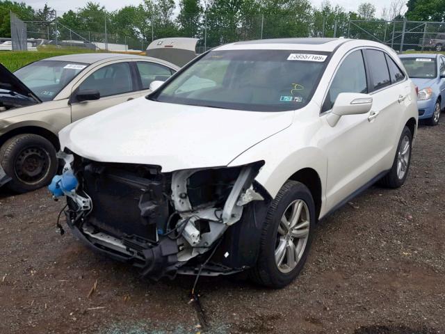 5J8TB4H55EL020993 - 2014 ACURA RDX TECHNO WHITE photo 2