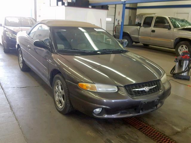 3C3EL55H2YT306144 - 2000 CHRYSLER SEBRING JX BROWN photo 1