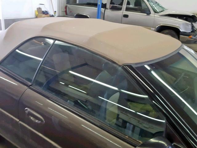 3C3EL55H2YT306144 - 2000 CHRYSLER SEBRING JX BROWN photo 9